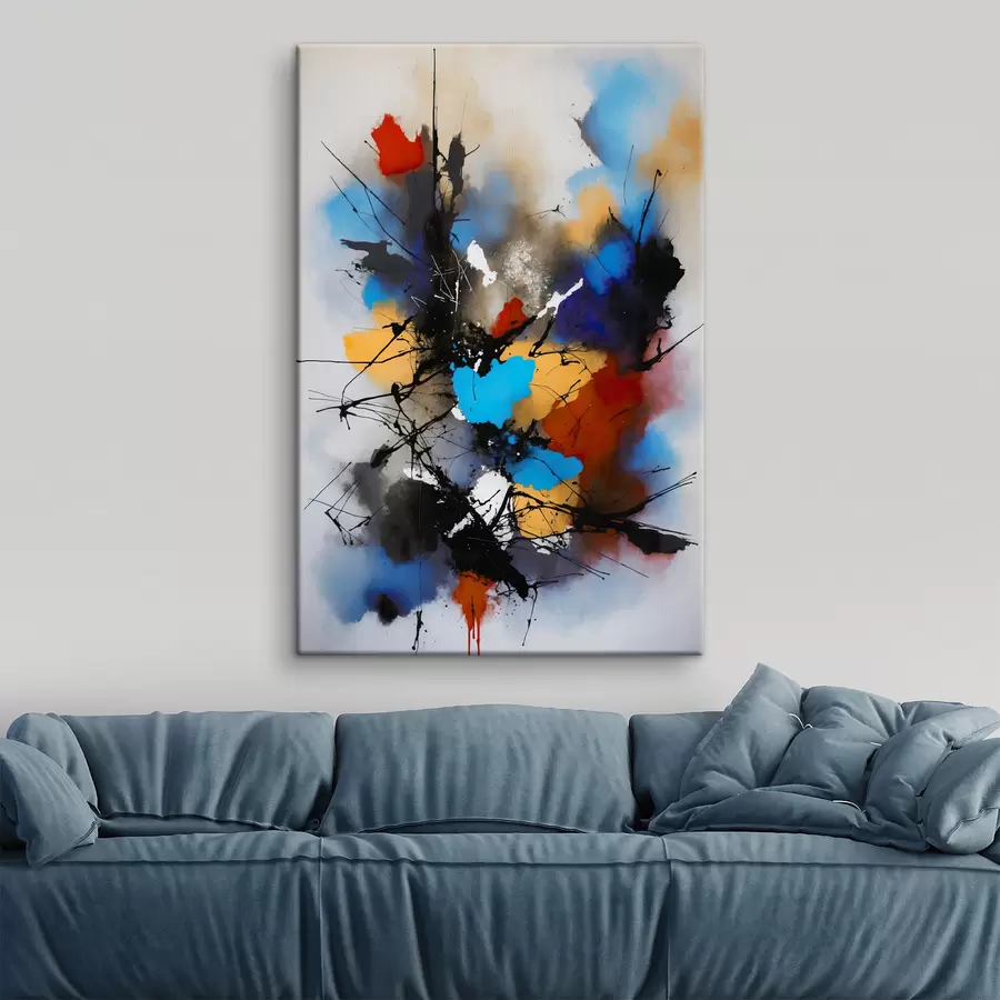 murales de pared Abstracción, salpicaduras de pintura. s38718