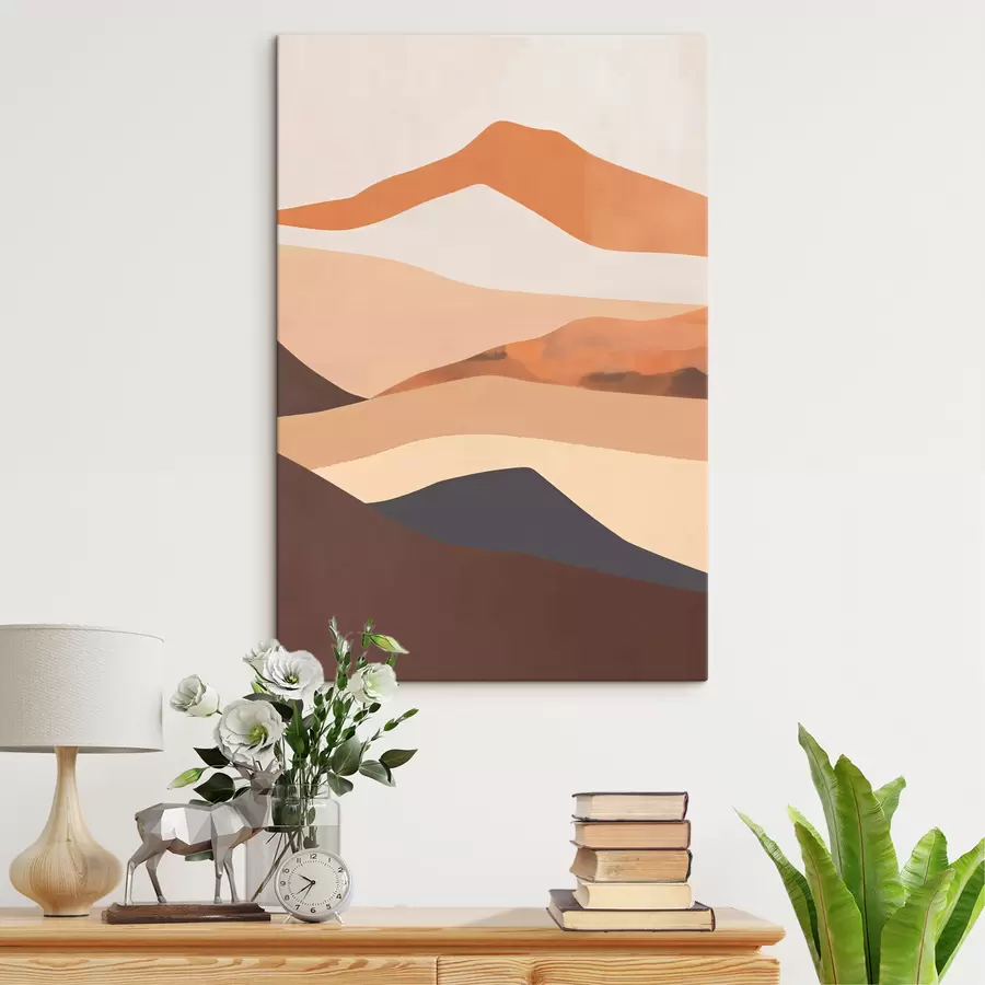 murales de pared Montañas de colores s38749