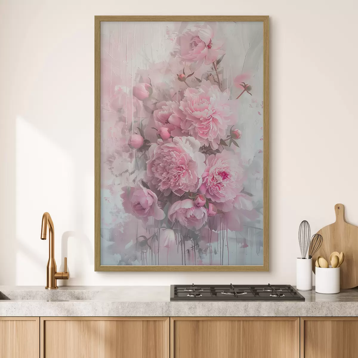 Poster peonías rosadas f38750