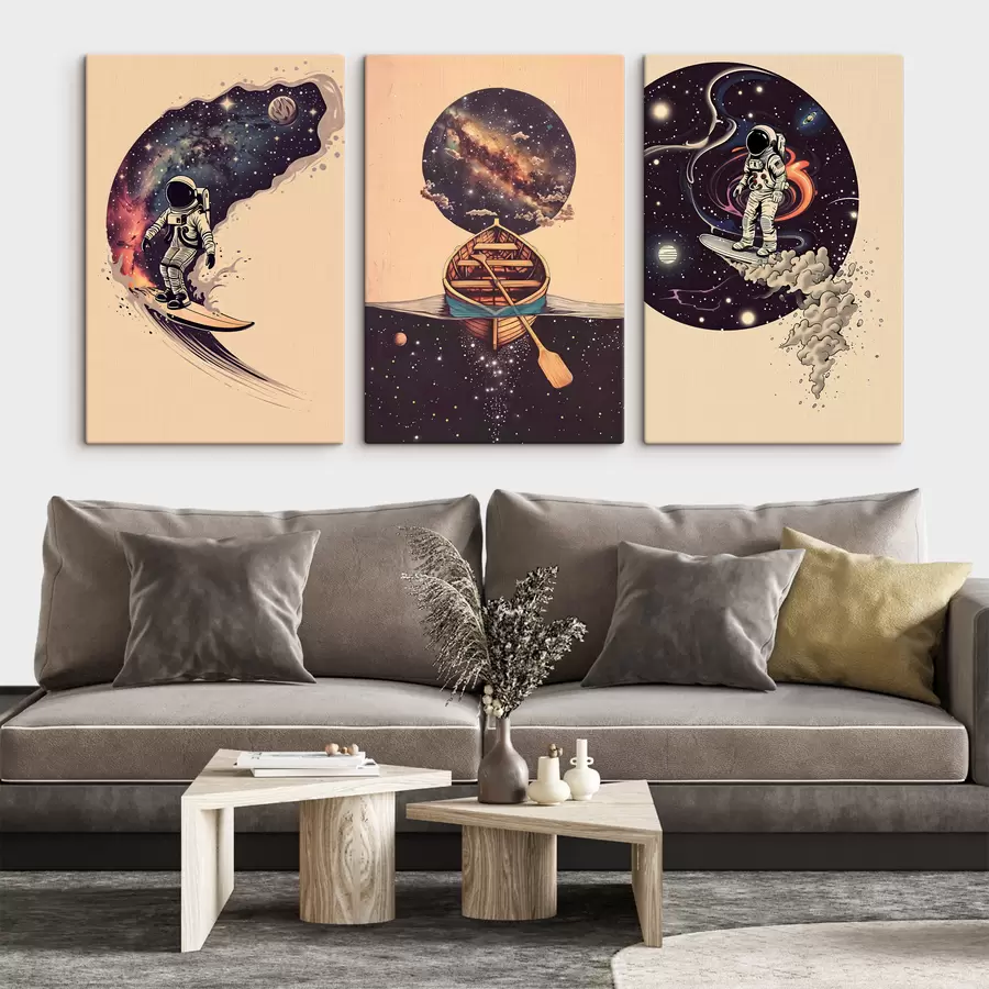 murales de pared Composición del espacio m00326