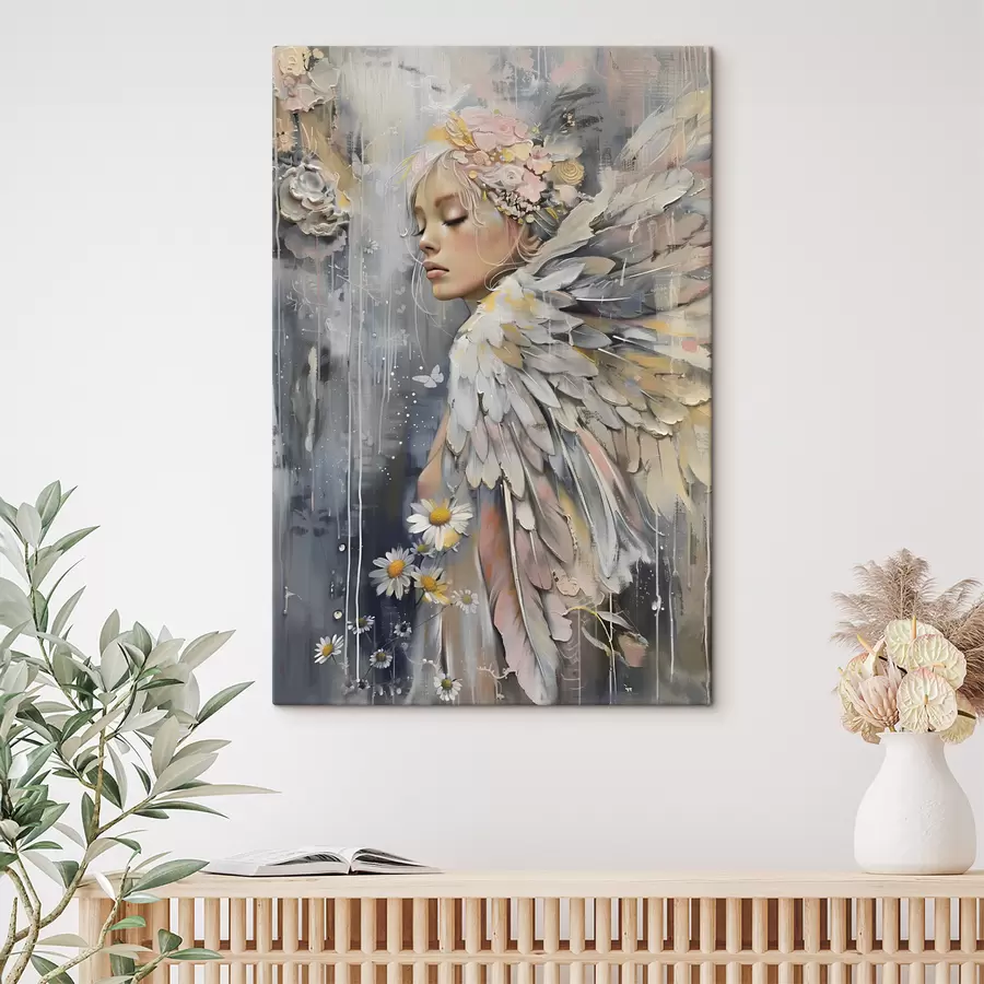 murales de pared Chica Angel s38795