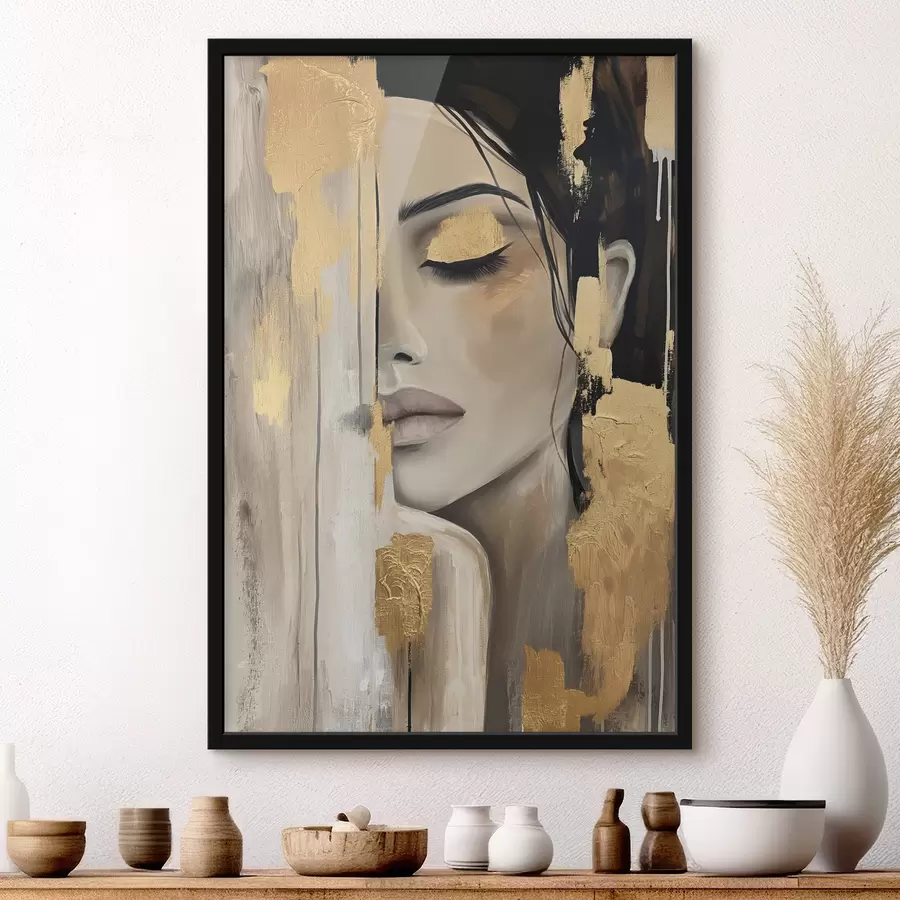 murales de pared La chica de la pintura f38793