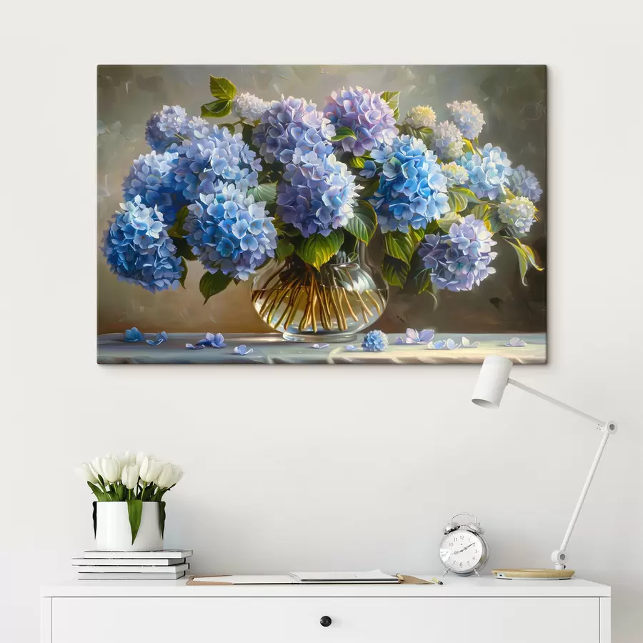 murales de pared Lujoso ramo de hortensias. s38697