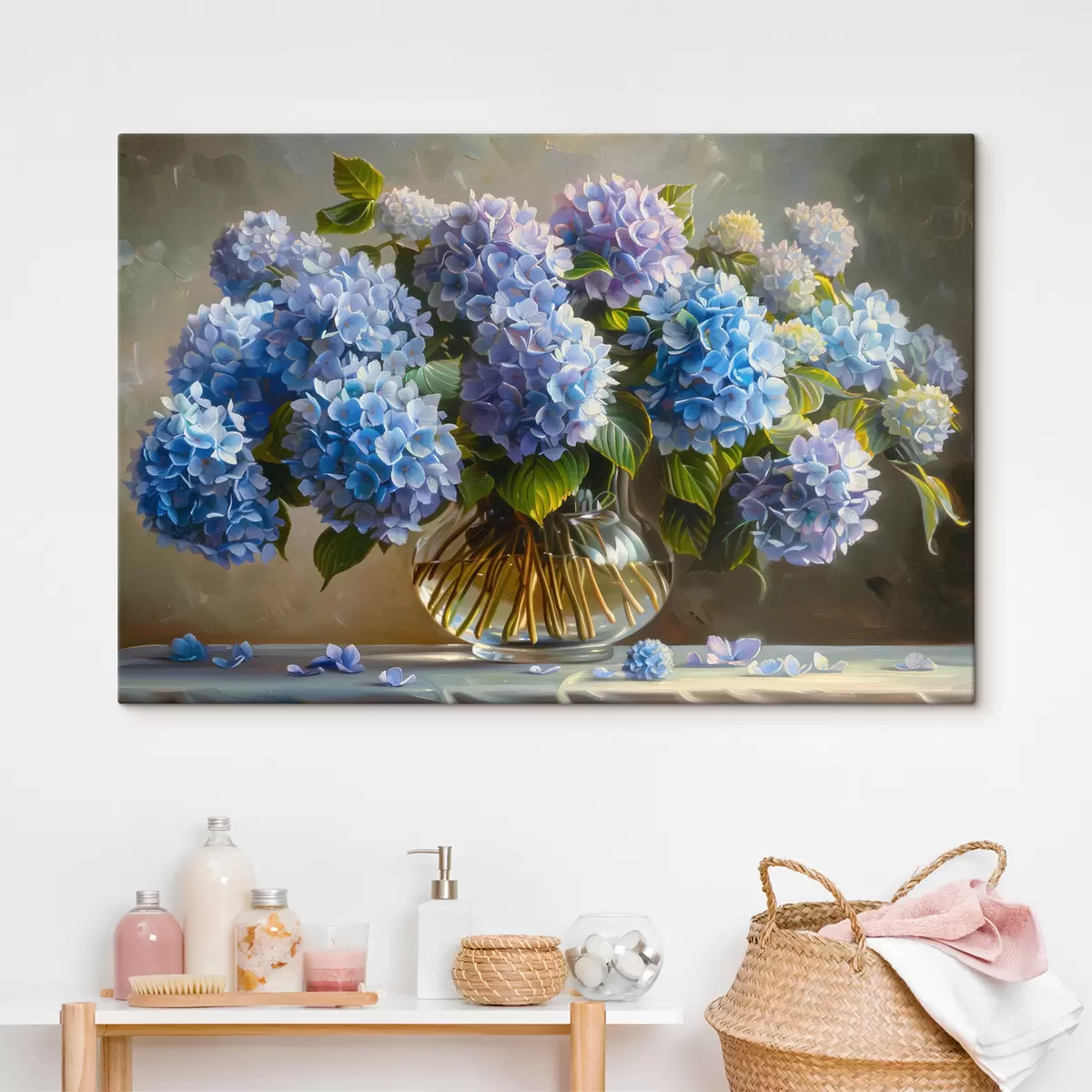 murales de pared Lujoso ramo de hortensias. s38697