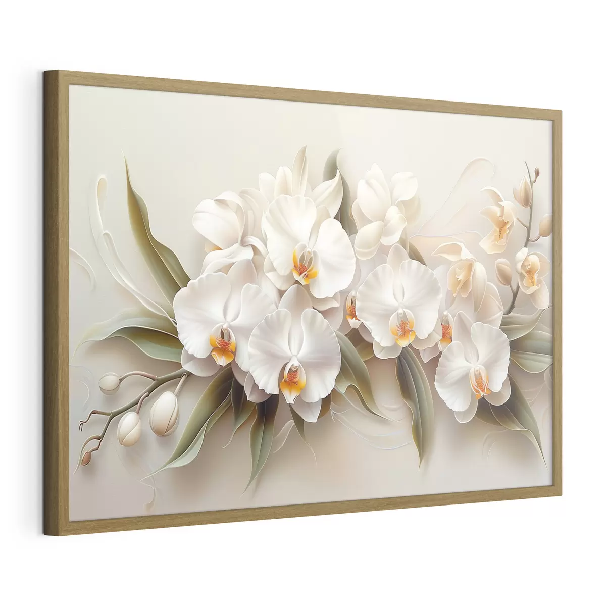 Poster orquídeas claras f38704