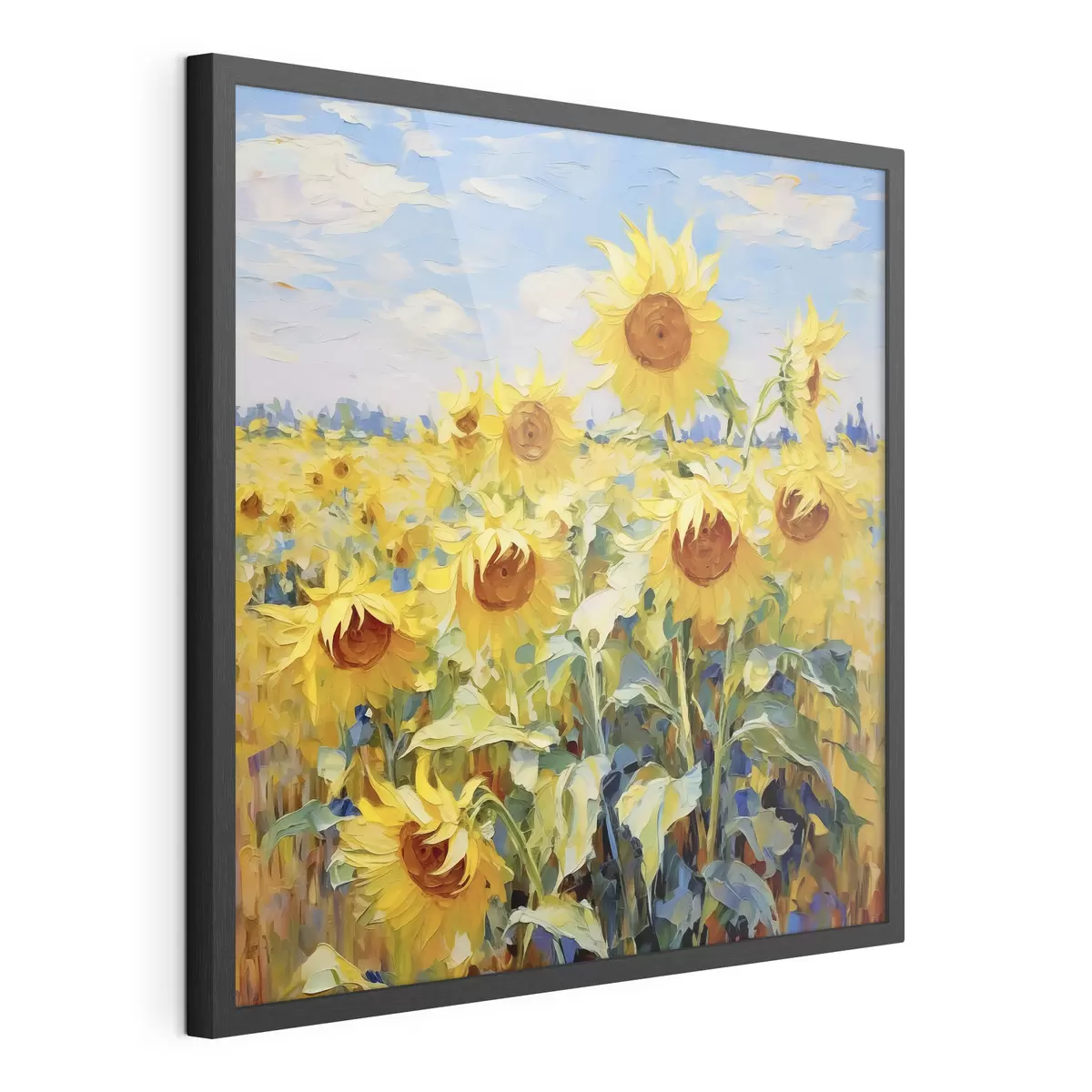 Poster El sol crece en el campo f38953