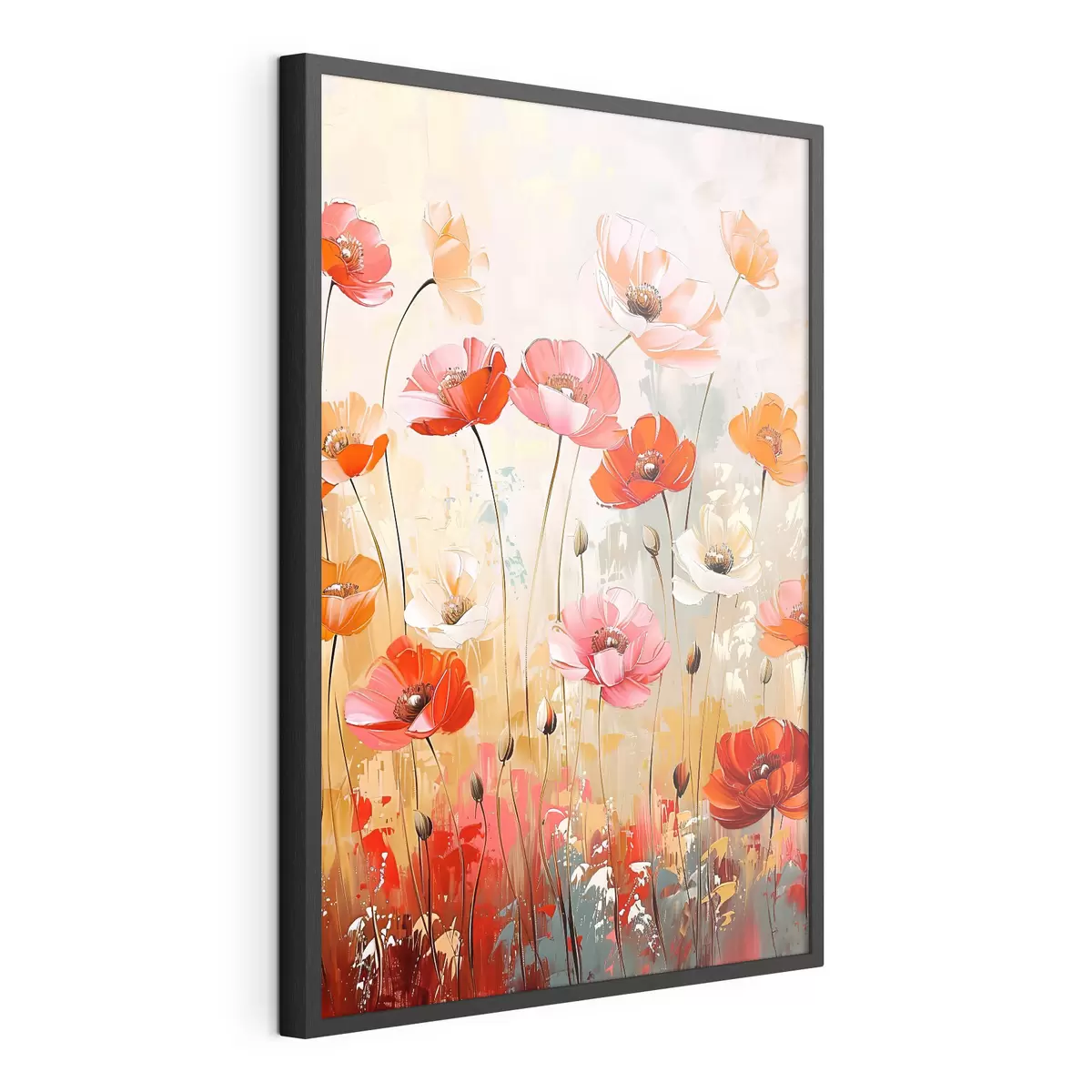 Poster amapolas en el campo f39048