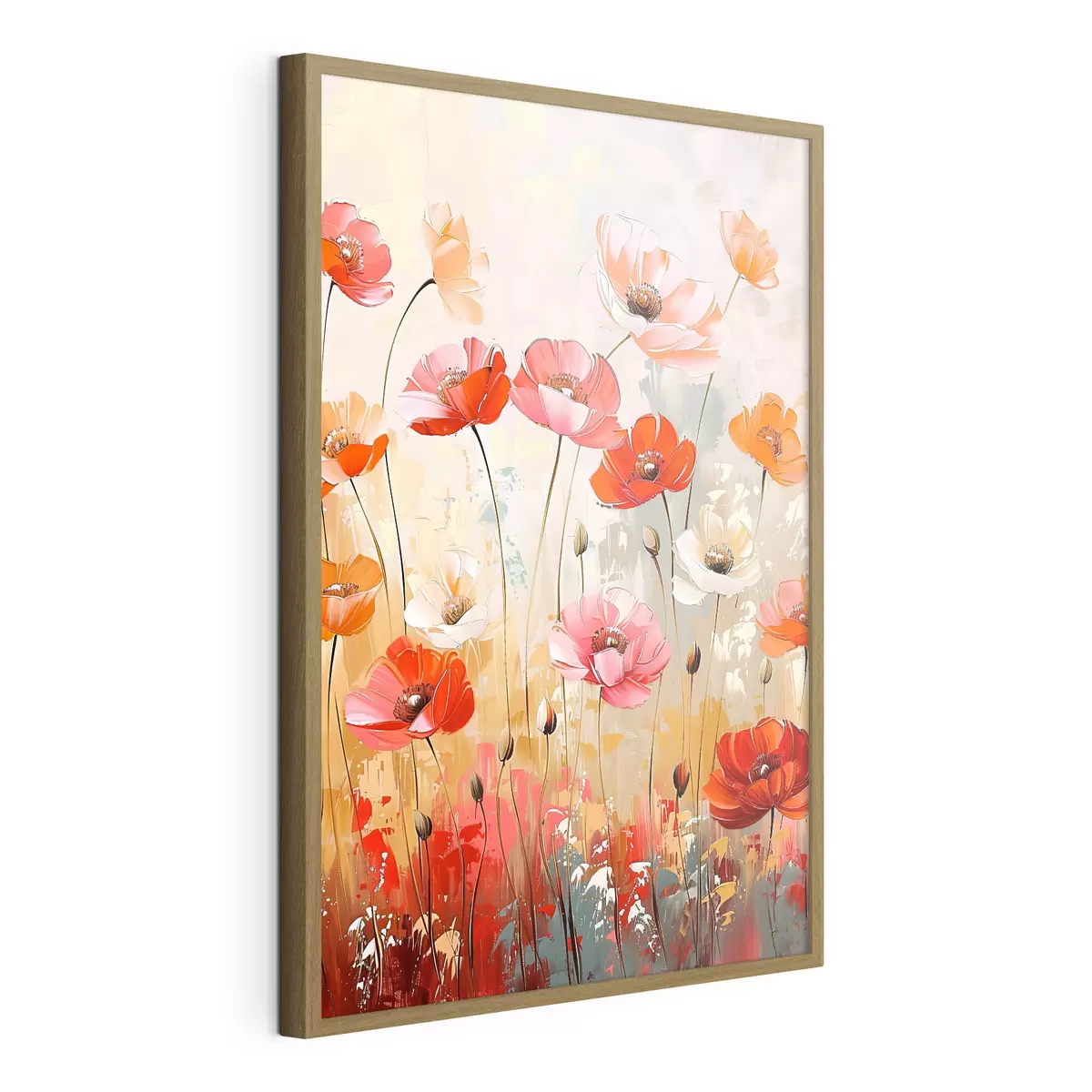 Poster amapolas en el campo f39048