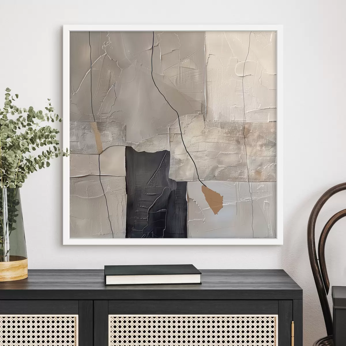 Poster Abstracción con imitación de textura. f39016