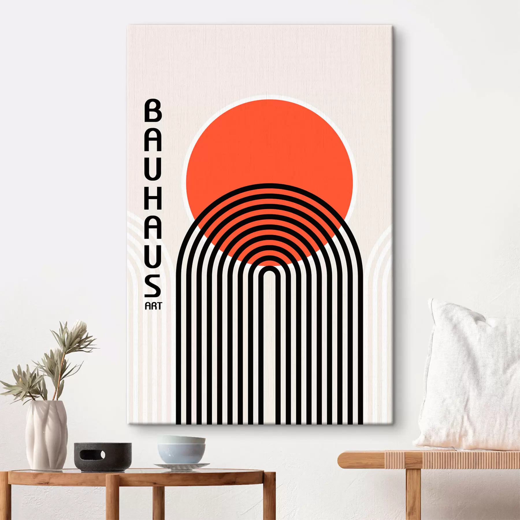 murales de pared Abstracción geométrica de la Bauhaus s39261