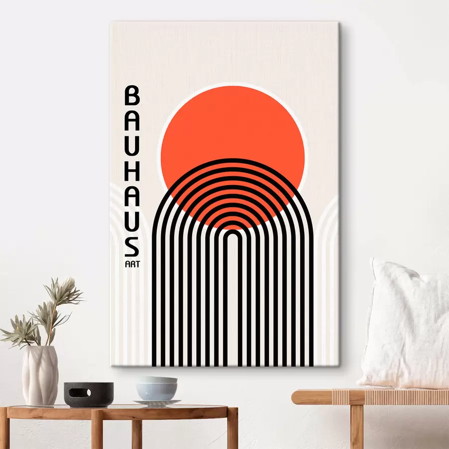 murales de pared Abstracción geométrica de la Bauhaus s39261