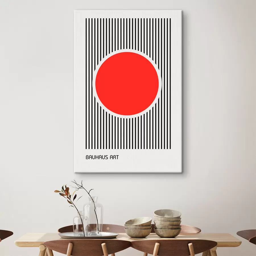 murales de pared Abstracción geométrica de la Bauhaus s39262