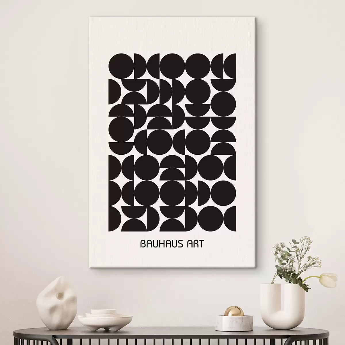 murales de pared Abstracción geométrica de la Bauhaus s39267