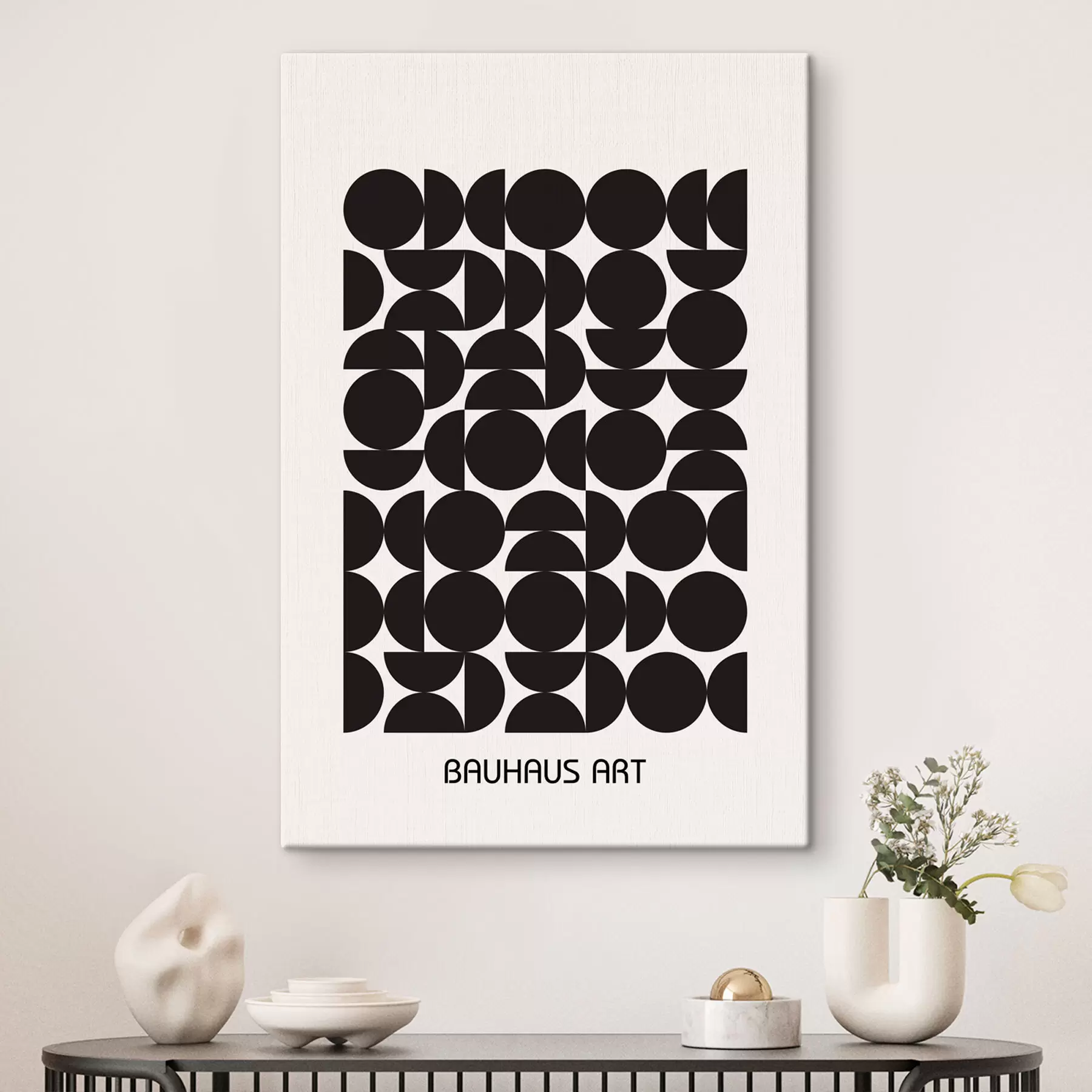 murales de pared Abstracción geométrica de la Bauhaus s39267