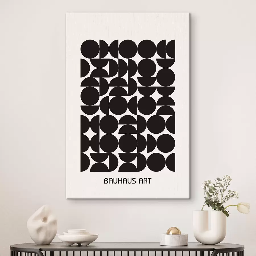 murales de pared Abstracción geométrica de la Bauhaus s39267