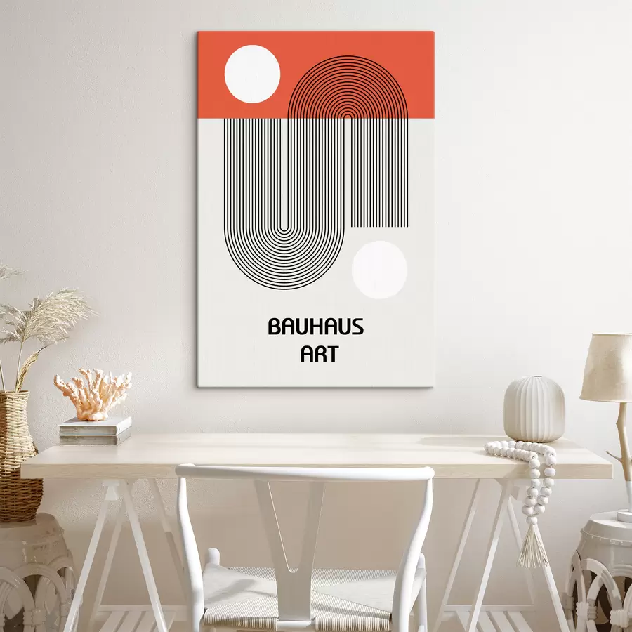 murales de pared Abstracción geométrica de la Bauhaus s39273