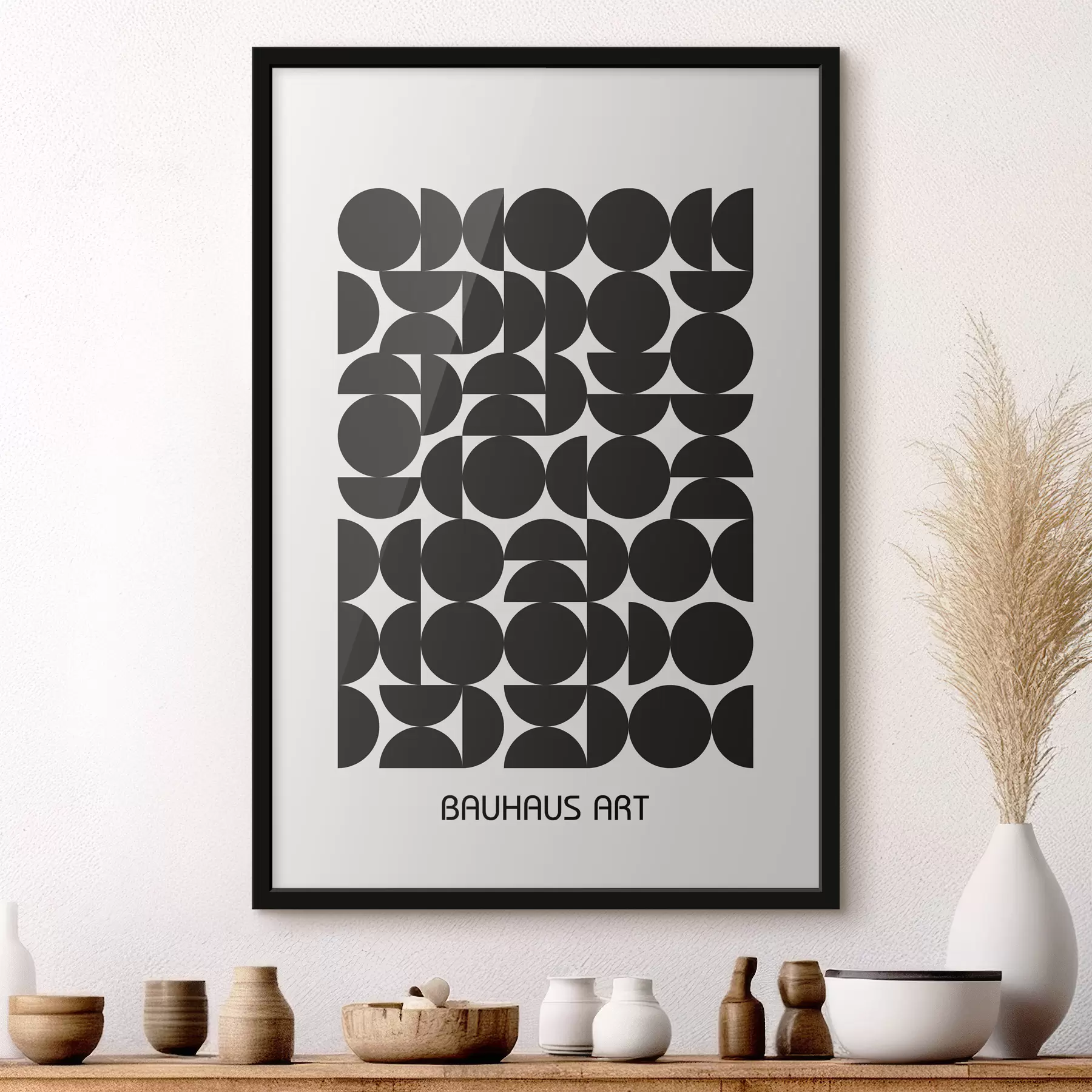 murales de pared Abstracción geométrica de la Bauhaus f39267