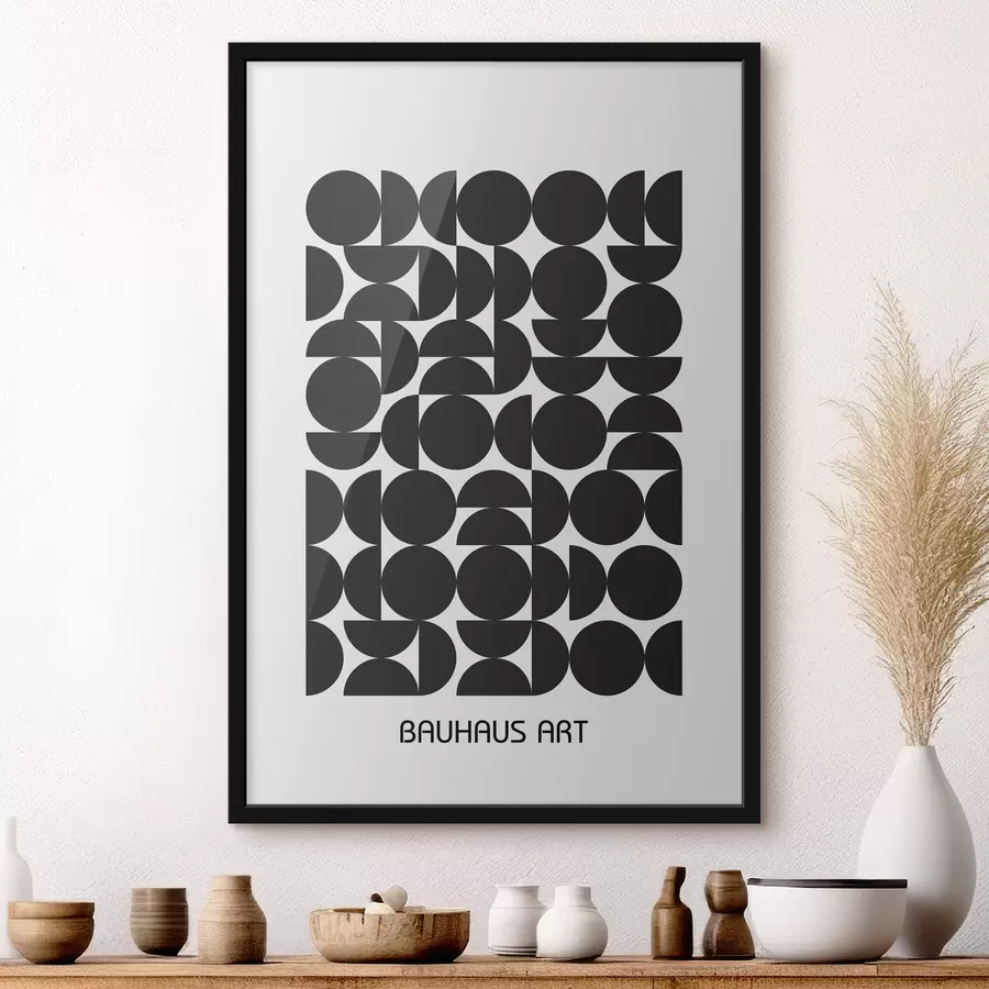 murales de pared Abstracción geométrica de la Bauhaus f39267