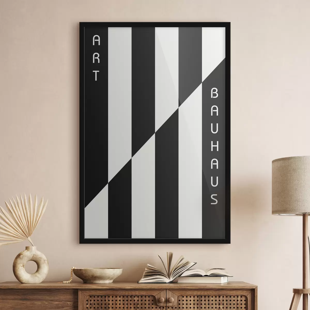 Poster Abstracción geométrica de la Bauhaus f39269