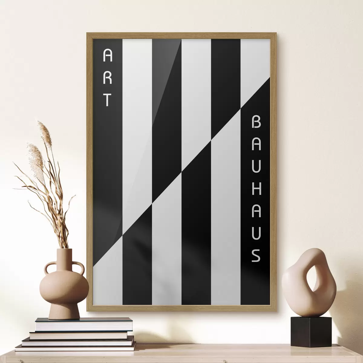 Poster Abstracción geométrica de la Bauhaus f39269