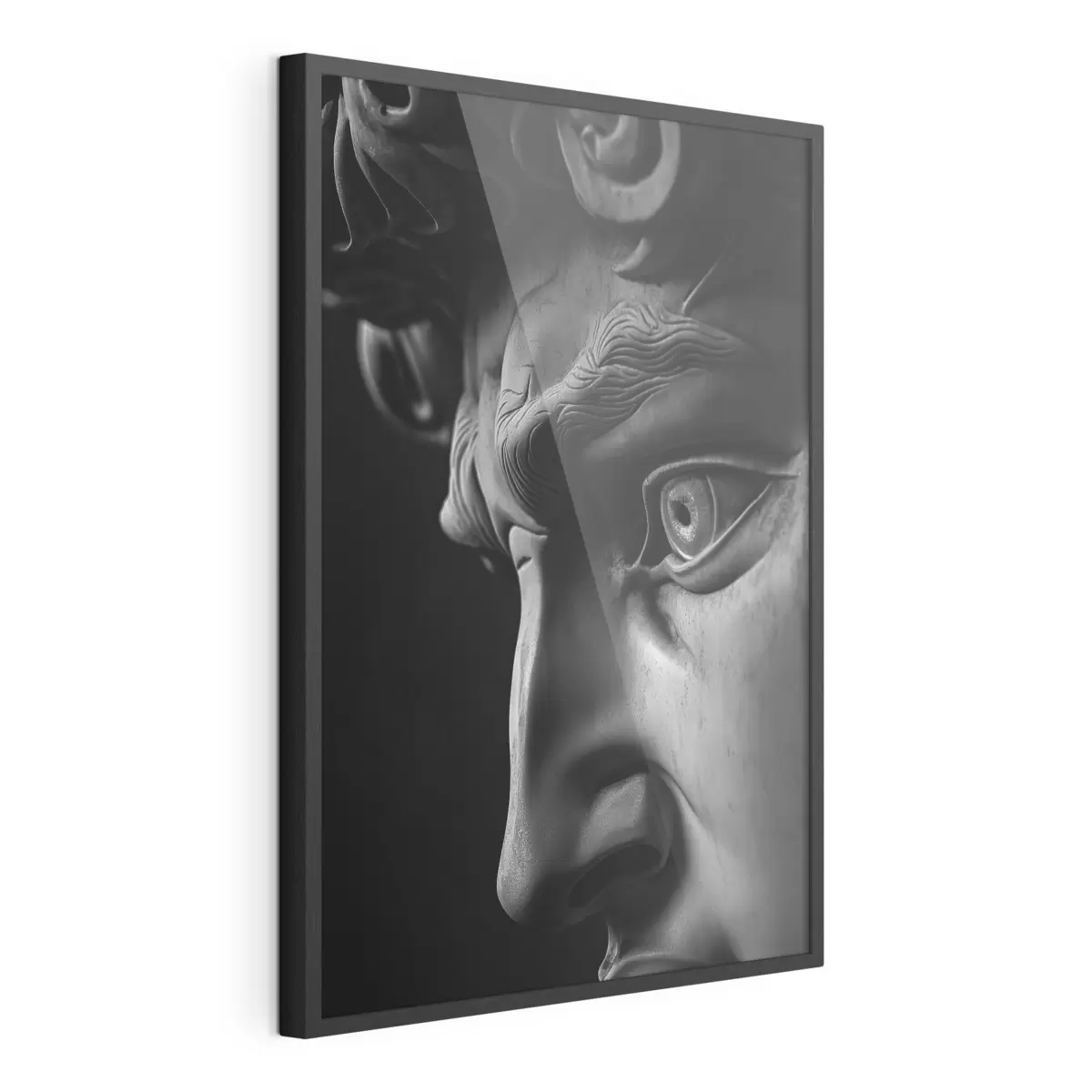 Poster primer plano, retrato, de, david, en, perfil f26124