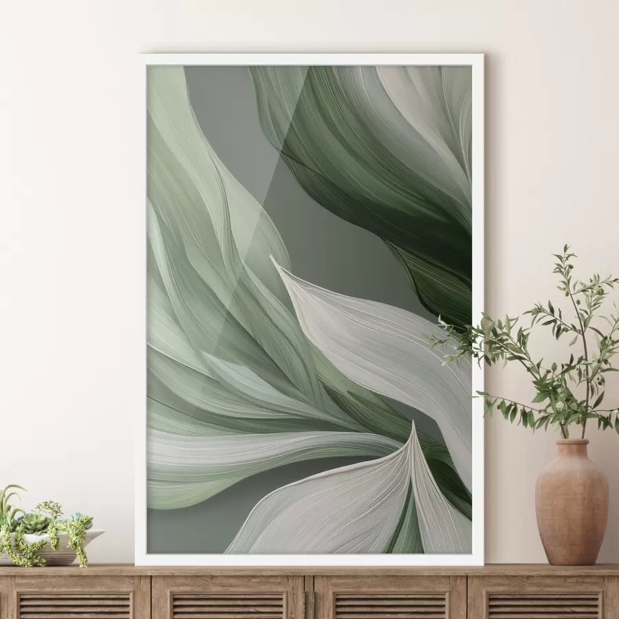 murales de pared Velo verde f39327
