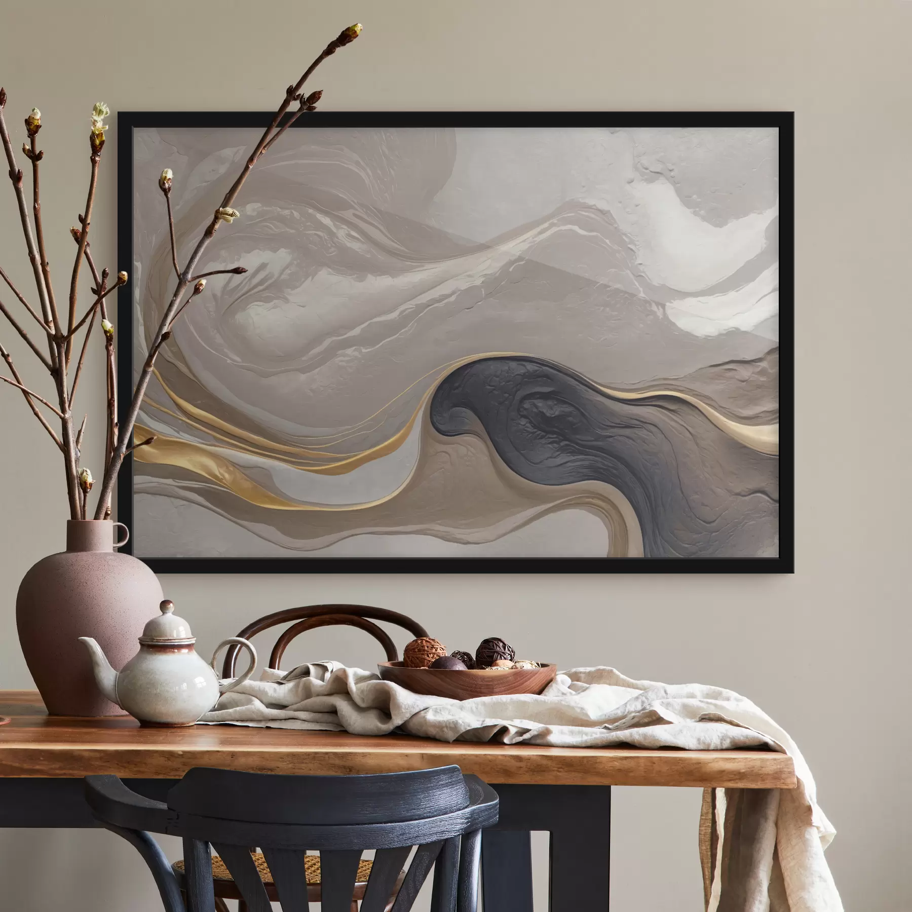 murales de pared Abstracción con imitación de textura. f39088