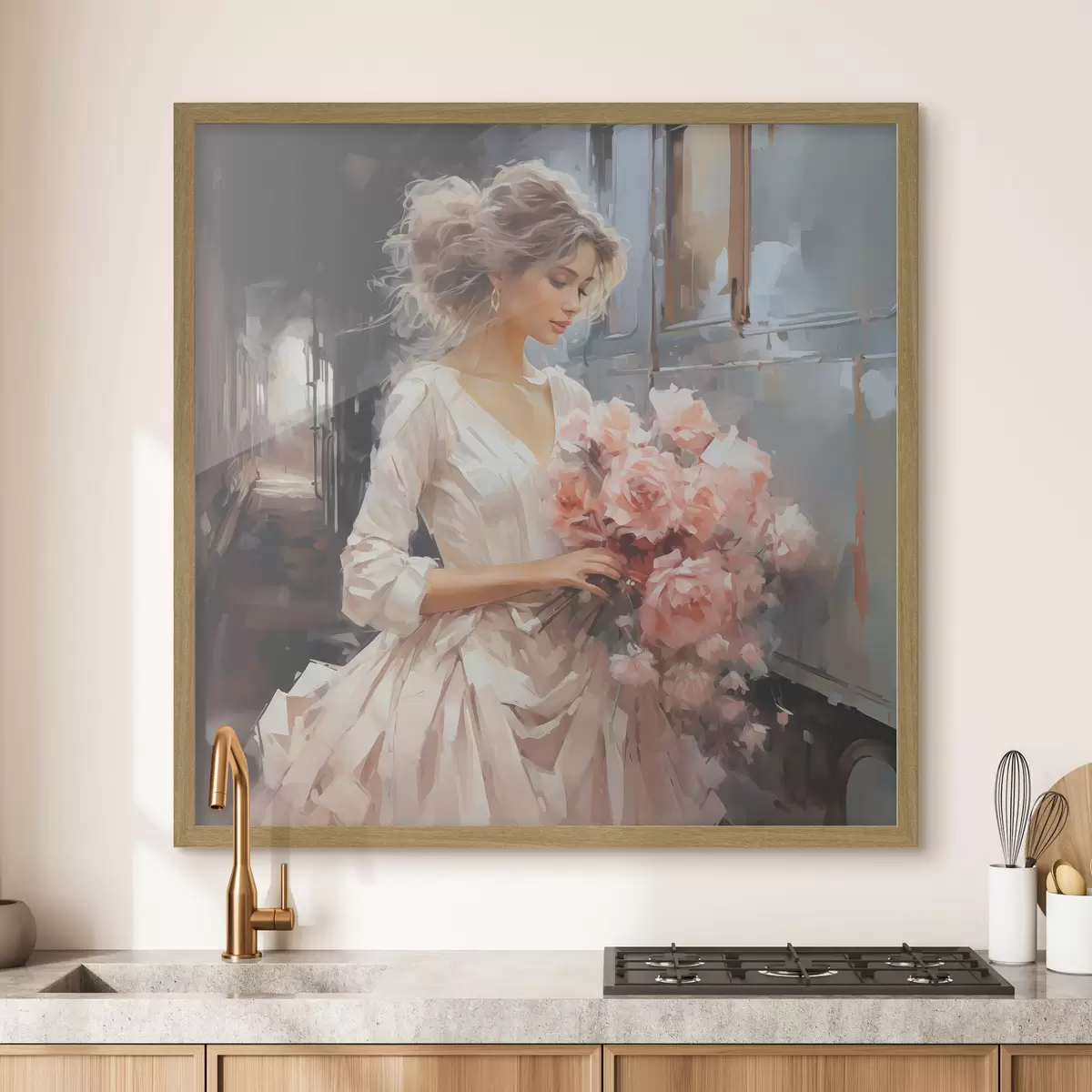 Poster Rosas y aliento f39438