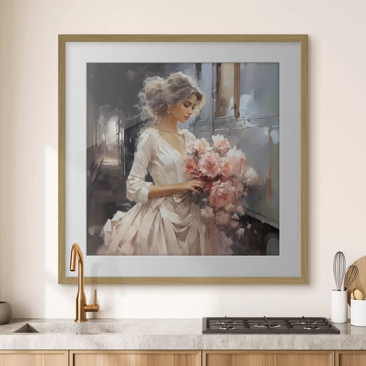 Poster Rosas y aliento f39438