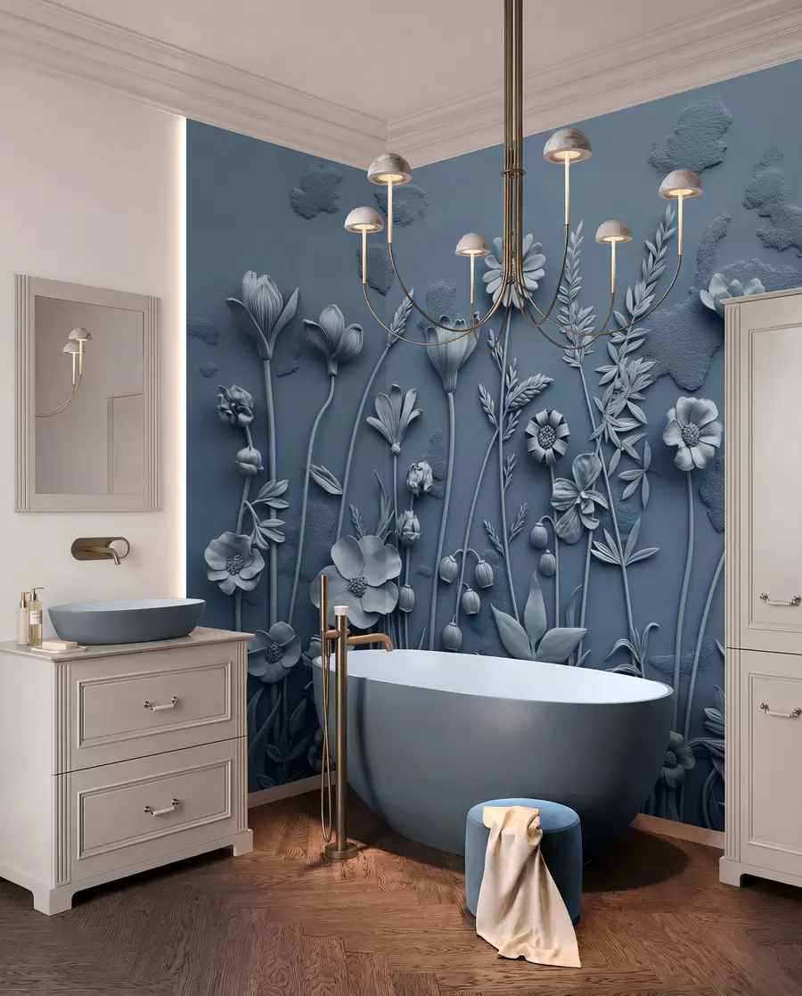 murales de pared Campo de flores 3D w07869