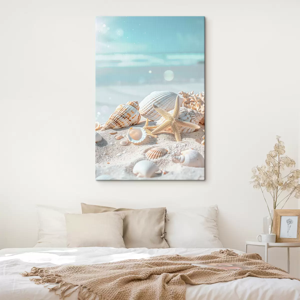 murales de pared Conchas en la arena s39221