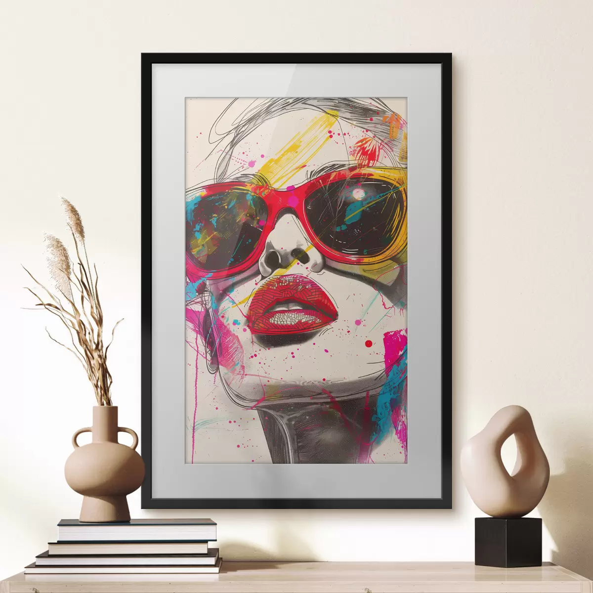 Poster chica con gafas f39204