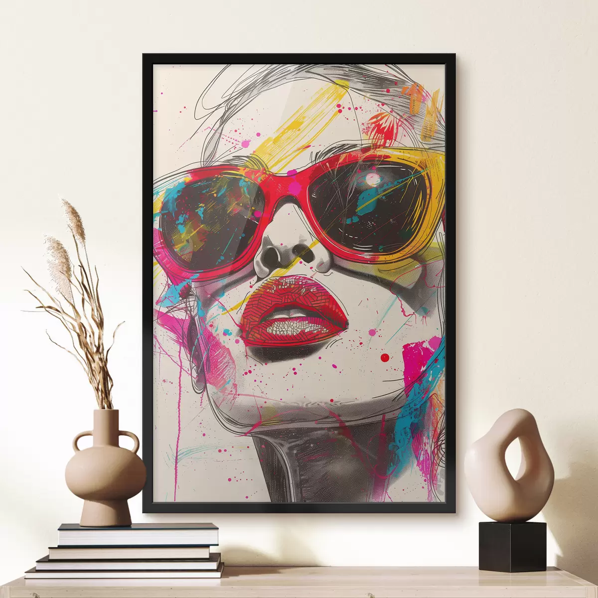 Poster chica con gafas f39204