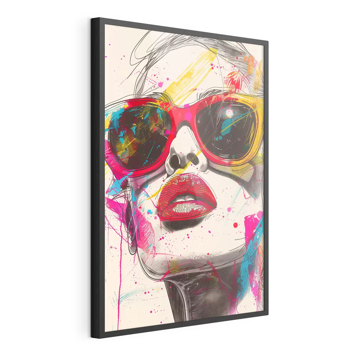 Poster chica con gafas f39204