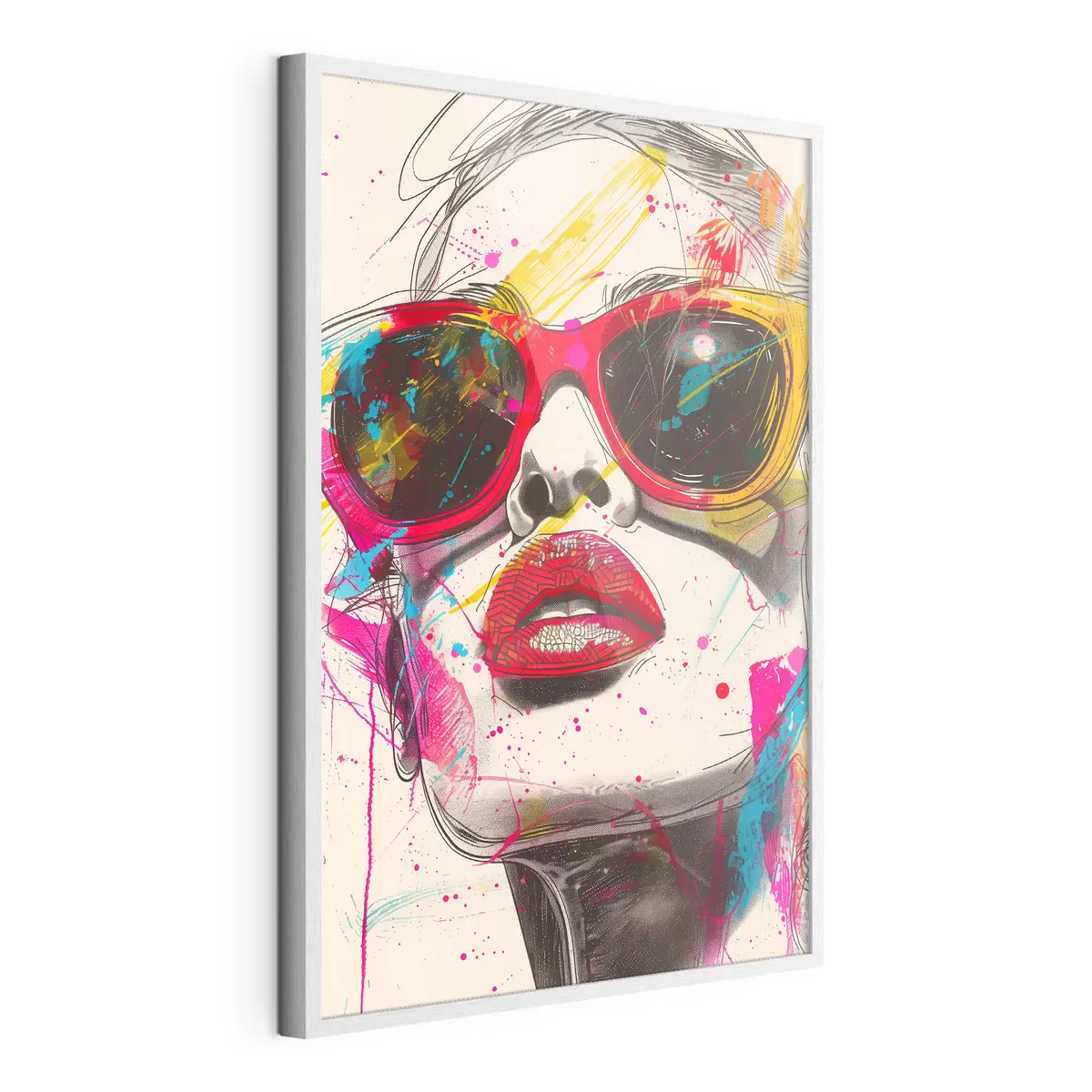 Poster chica con gafas f39204
