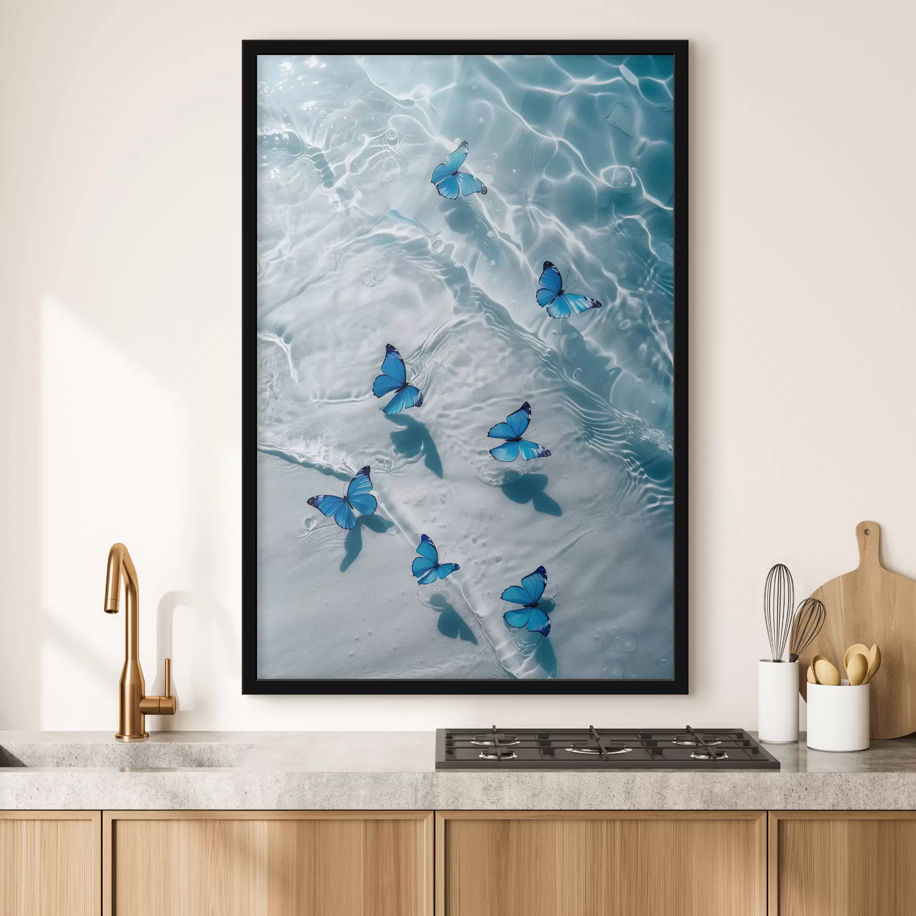 murales de pared Hermosas mariposas f39227