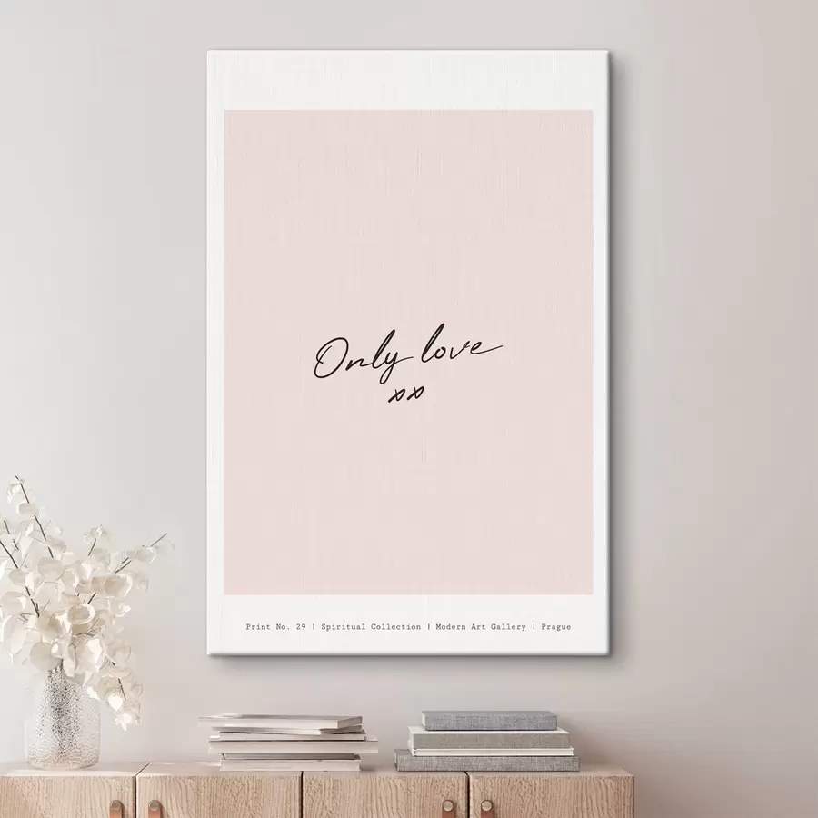 murales de pared Sólo el amor prevalece en cada momento s37924