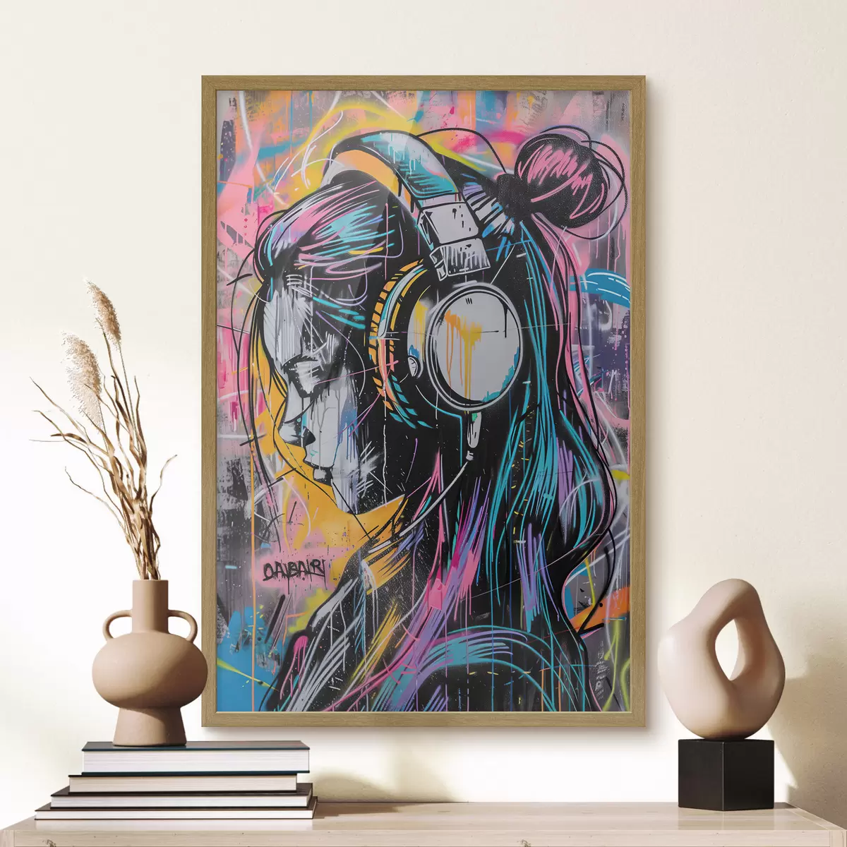 Poster Absorta en la música f39443