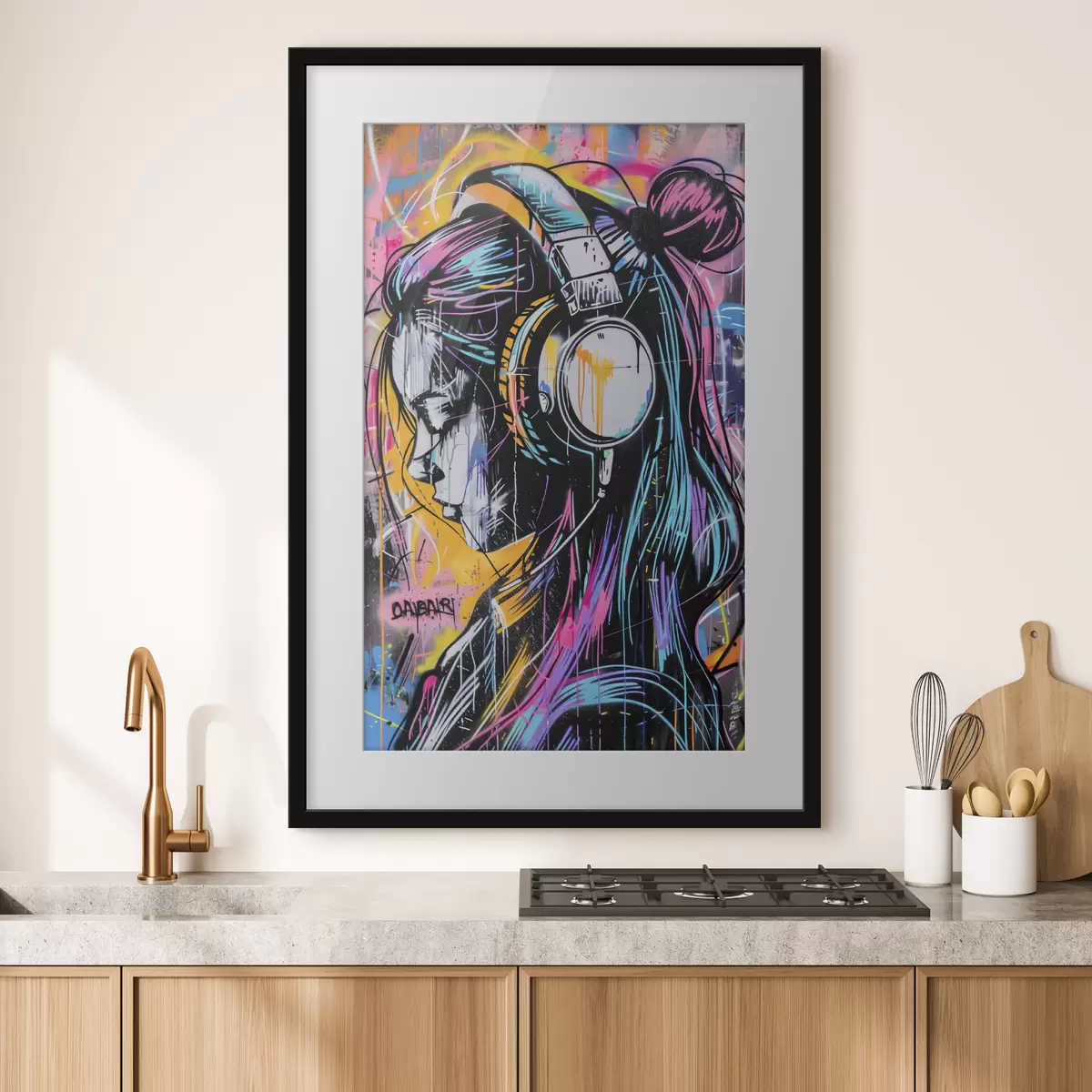 Poster Absorta en la música f39443