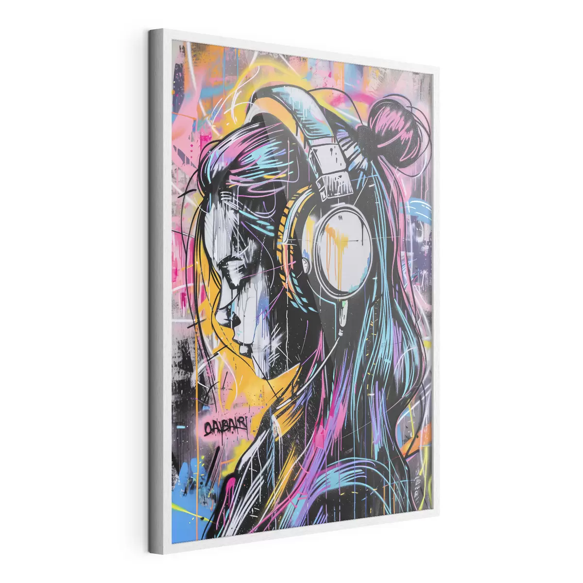 Poster Absorta en la música f39443