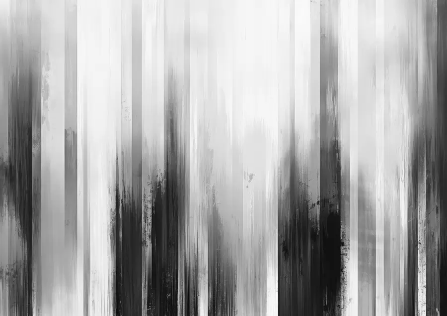 murales de pared fondo abstracto con rayas verticales en colores blanco y negro w07945v3