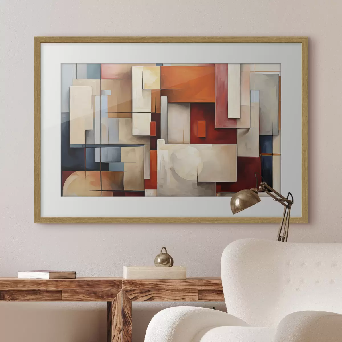 Poster Geometría vibrante f39571