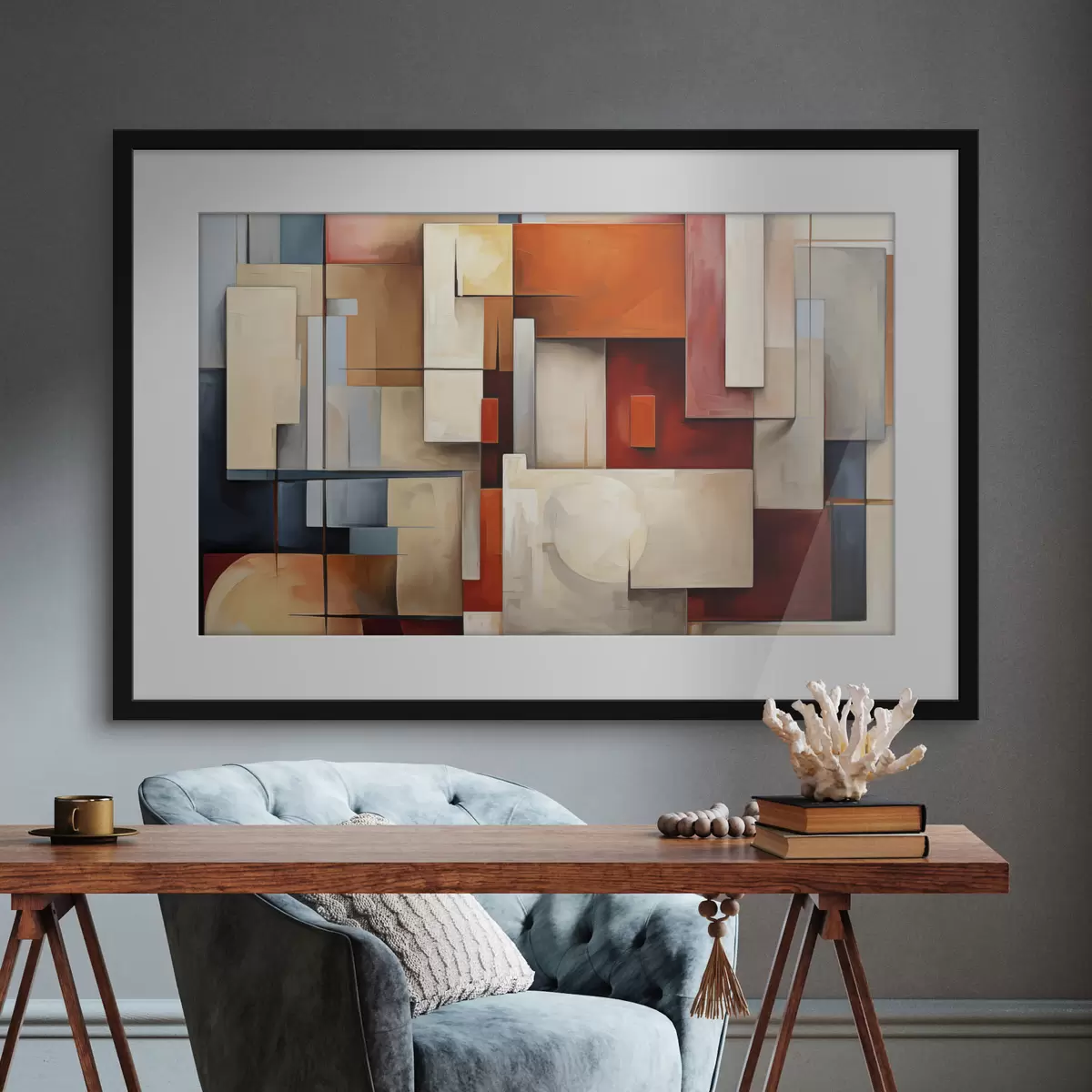 Poster Geometría vibrante f39571