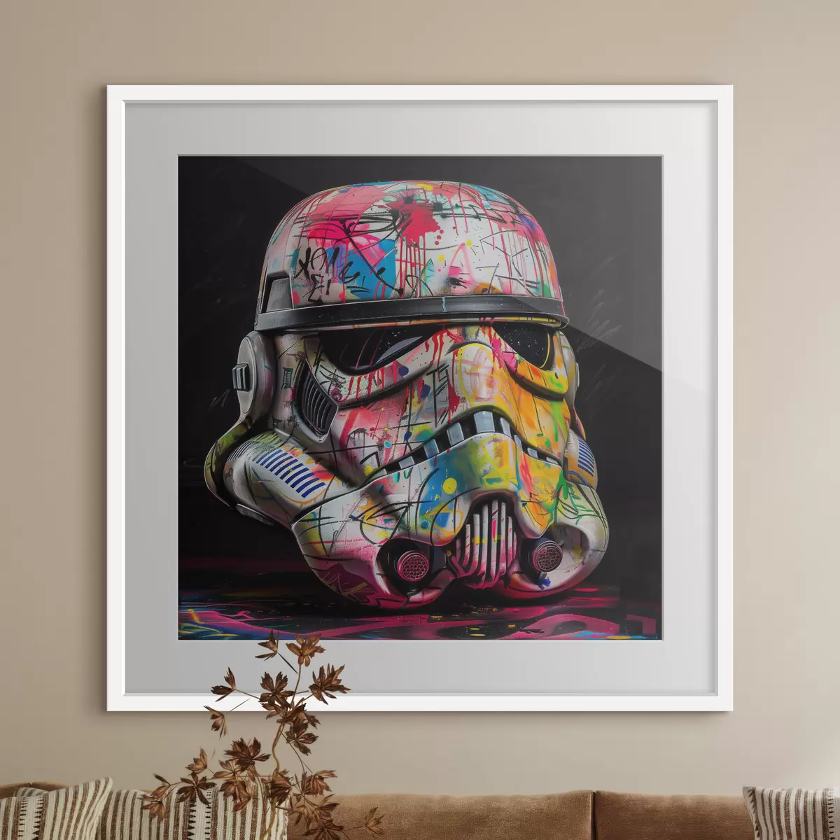Poster Stormtrooper en colores f39453