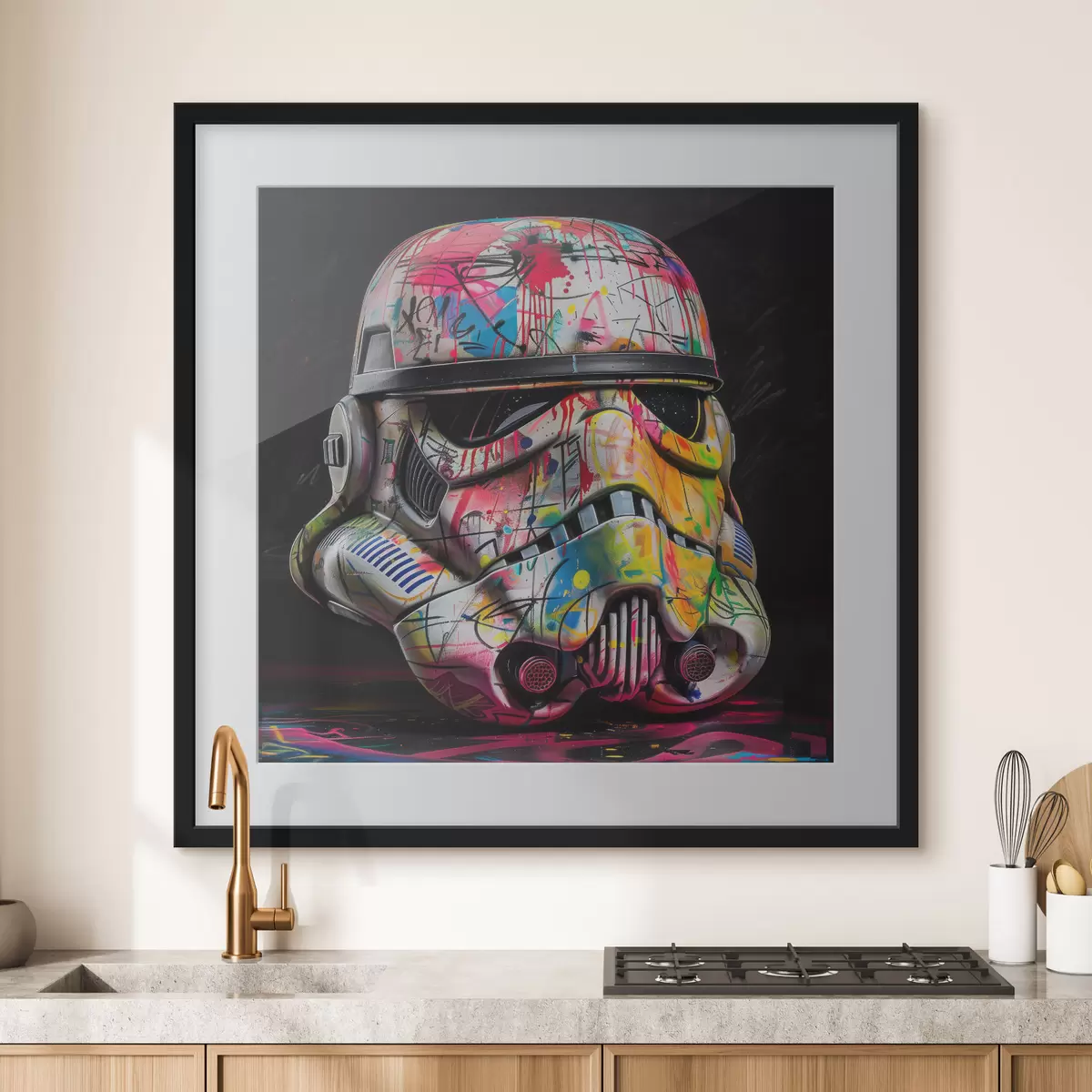 Poster Stormtrooper en colores f39453