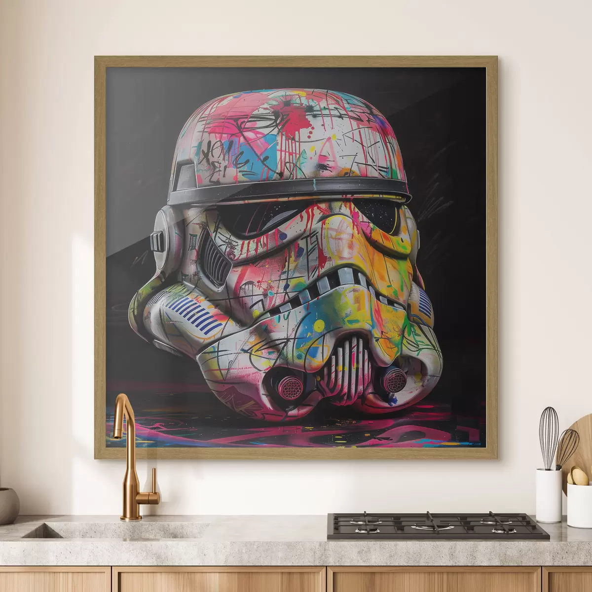 Poster Stormtrooper en colores f39453
