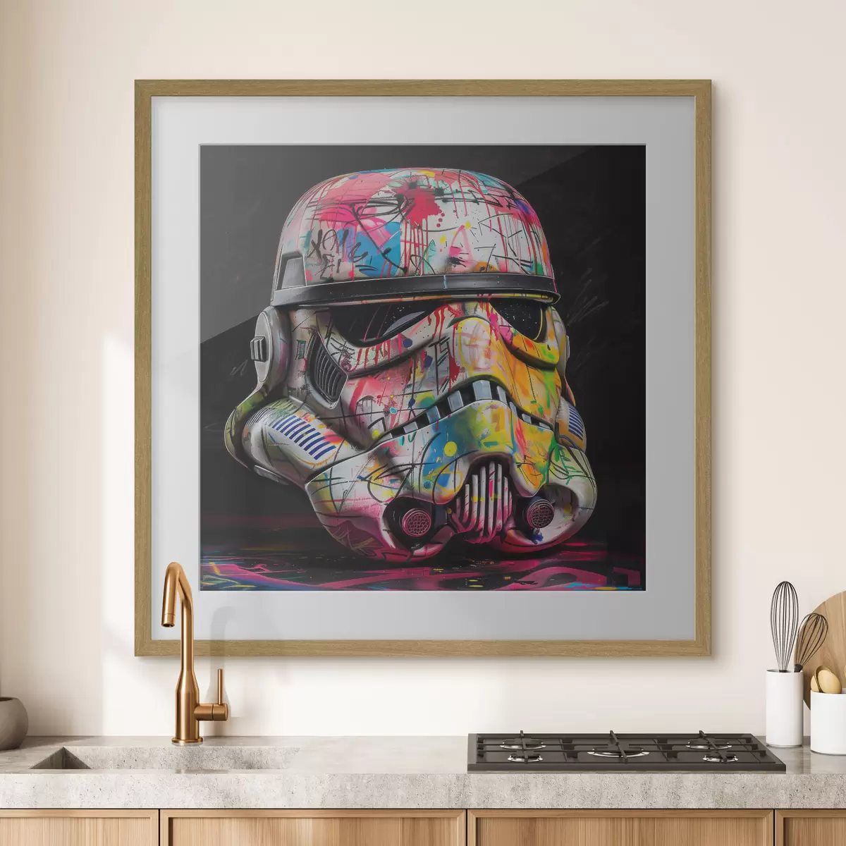 Poster Stormtrooper en colores f39453