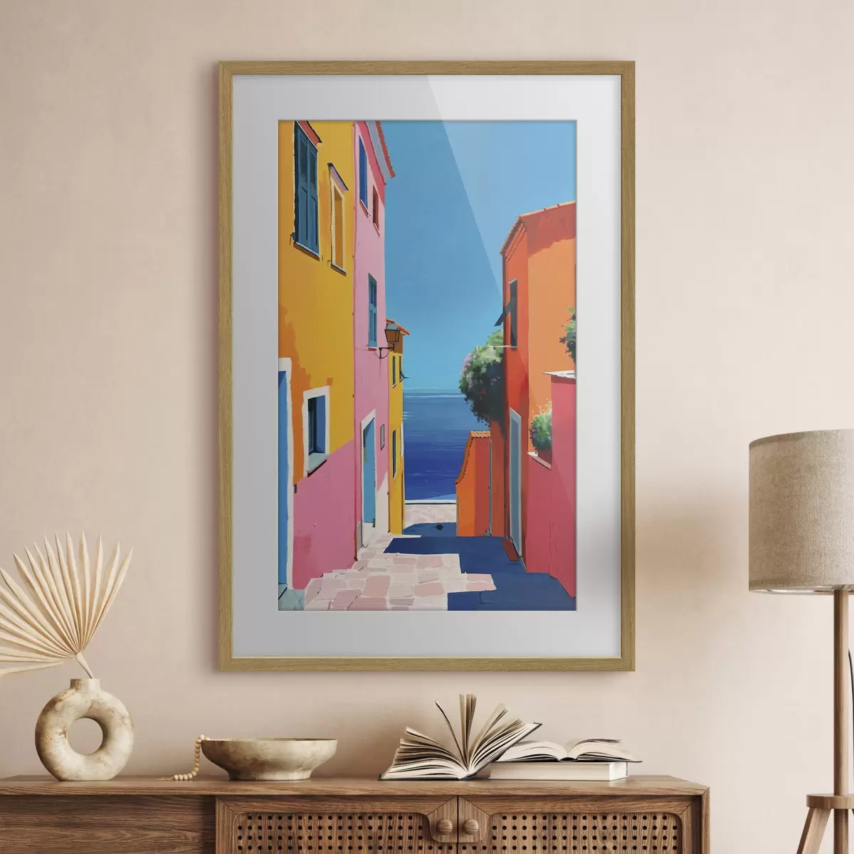 Poster Calle hacia el mar f39582