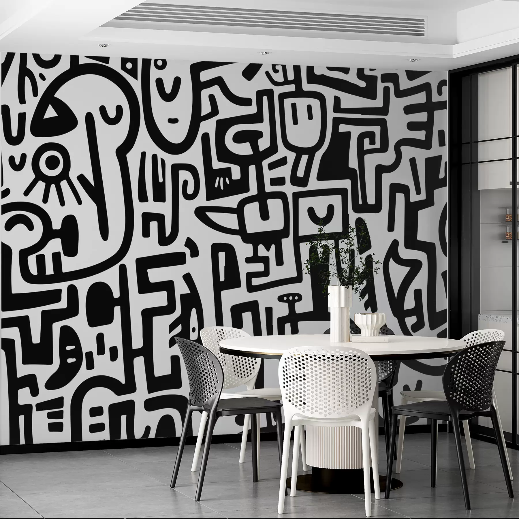 murales de pared Graffiti w08006