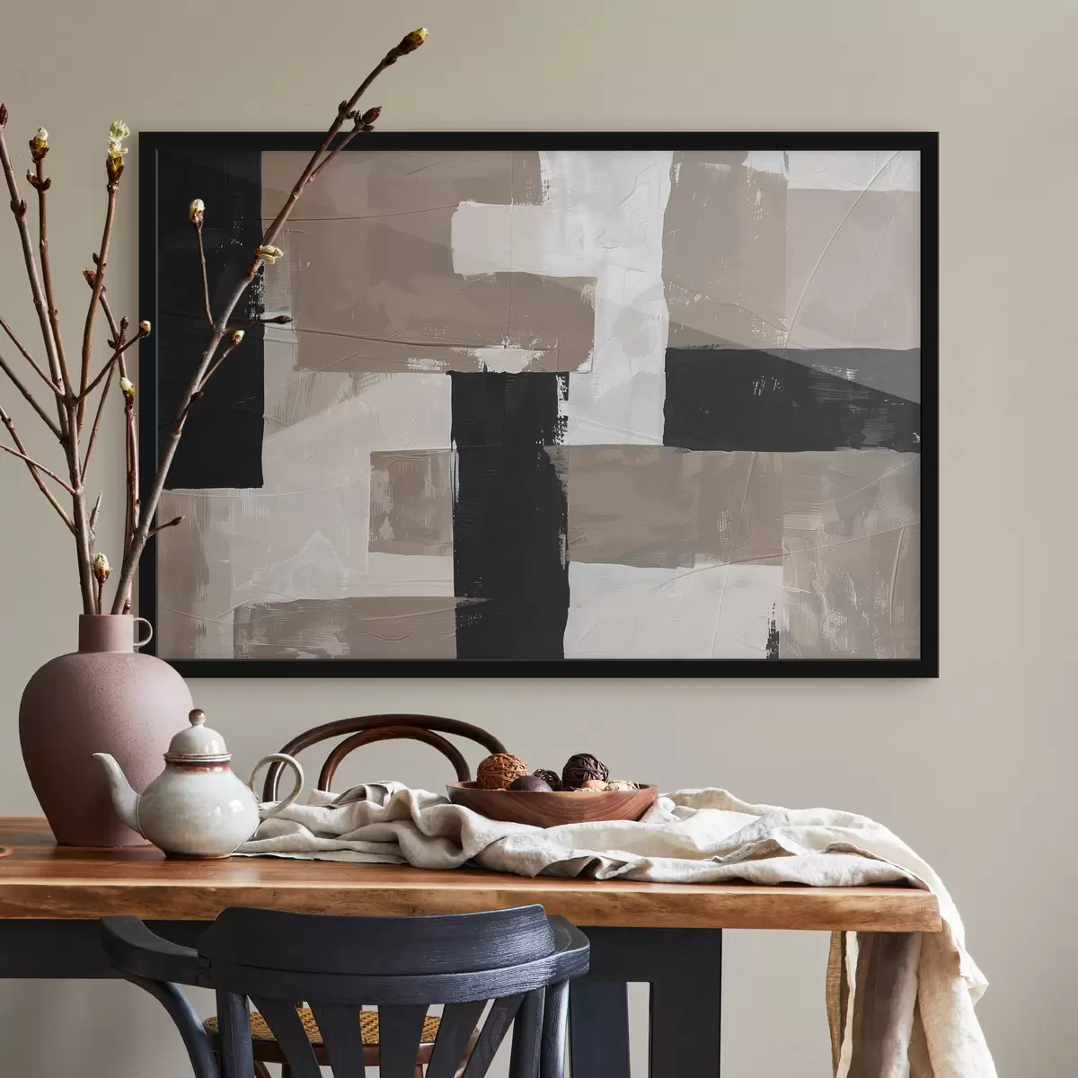 Poster Abstracción con imitación de textura. f39560